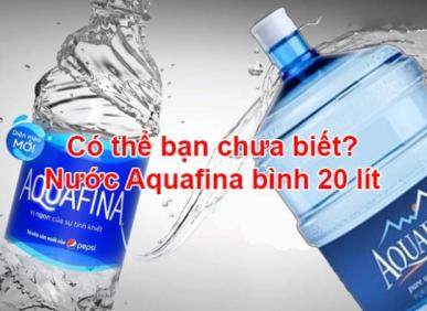Cảnh b&aacute;o, b&igrave;nh nước Aquafina 20l giả, ảnh hưởng sức khoẻ