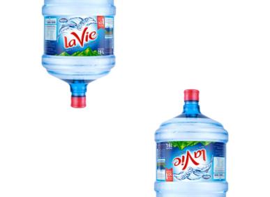 B&igrave;nh nước Lavie 20l c&oacute; v&ograve;i, &uacute;p ngược, 50k/b&igrave;nh - Giao tận nơi