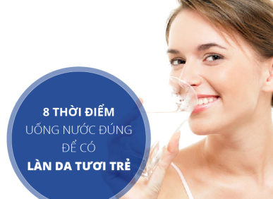 Uống nước đ&uacute;ng c&aacute;ch mỗi ng&agrave;y: da đẹp l&ecirc;n tr&ocirc;ng thấy