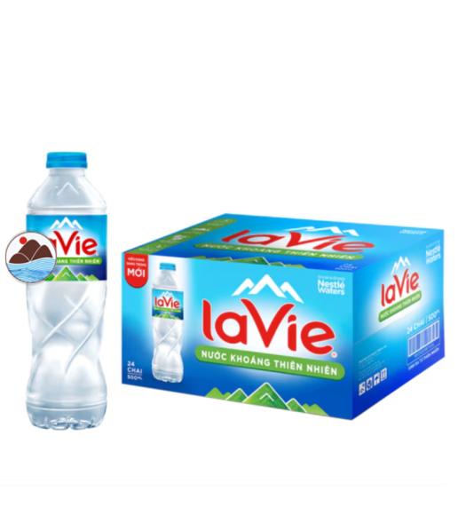 Nước kho&aacute;ng Lavie 500ml